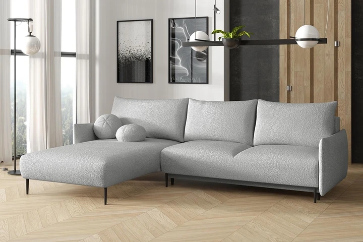 LAVEN rohová sedačka s rozkladacou funkciou a úložným priestorom