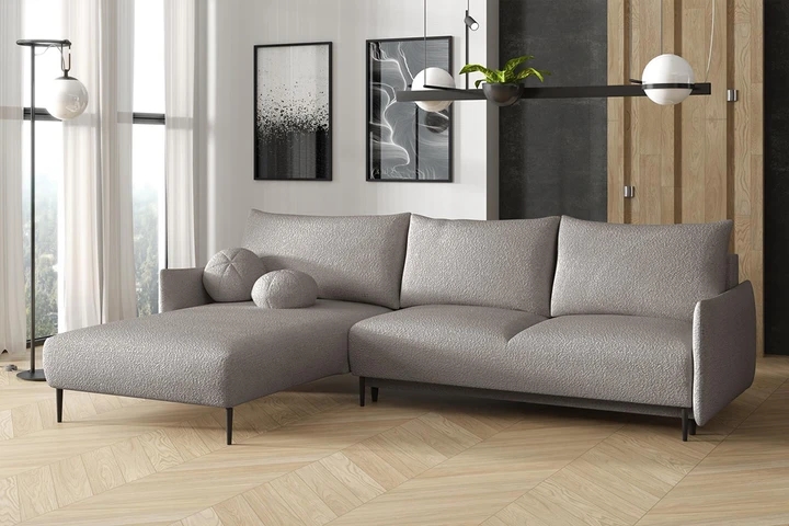 LAVEN rohová sedačka s rozkladacou funkciou a úložným priestorom