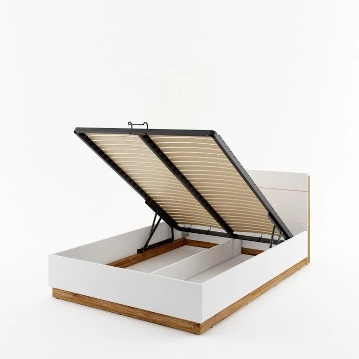 DENTRO 180x200 cm posteľ s roštom, ľad osvetlením a úložným priestorom