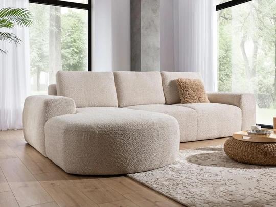 TOMINO S modulová rohová sedačka s pohodlnou leňoškou