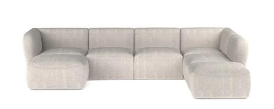 ZINA XL sedacia súprava v tvare U