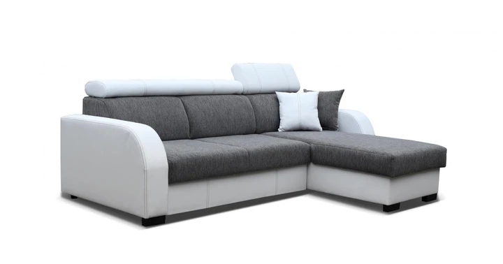 ROYAL rozkladacia rohová sedačka s nastaviteľnými opierkami hlavy