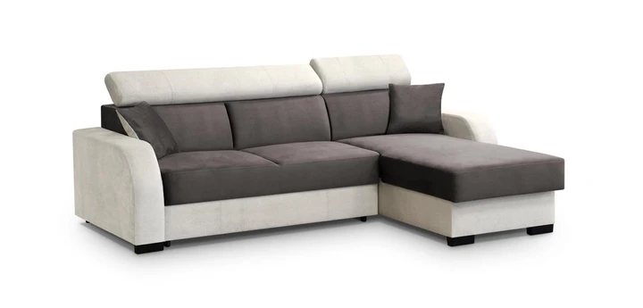 ROYAL rozkladacia rohová sedačka s nastaviteľnými opierkami hlavy