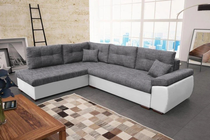 NAOMI 2 moderna rohová sedačka s rozkladacou funkciou a úložným priestorom